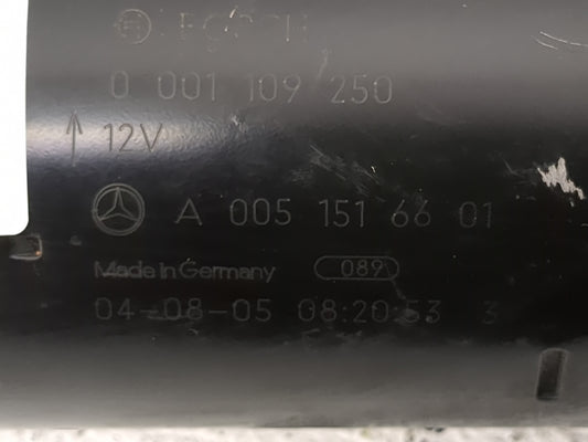 2005-2006 Mercedes-Benz E320 Car Starter Motor Solenoid OEM P/N:A 005 151 66 01 Fits Fits 2005 2006 OEM Used Auto Parts