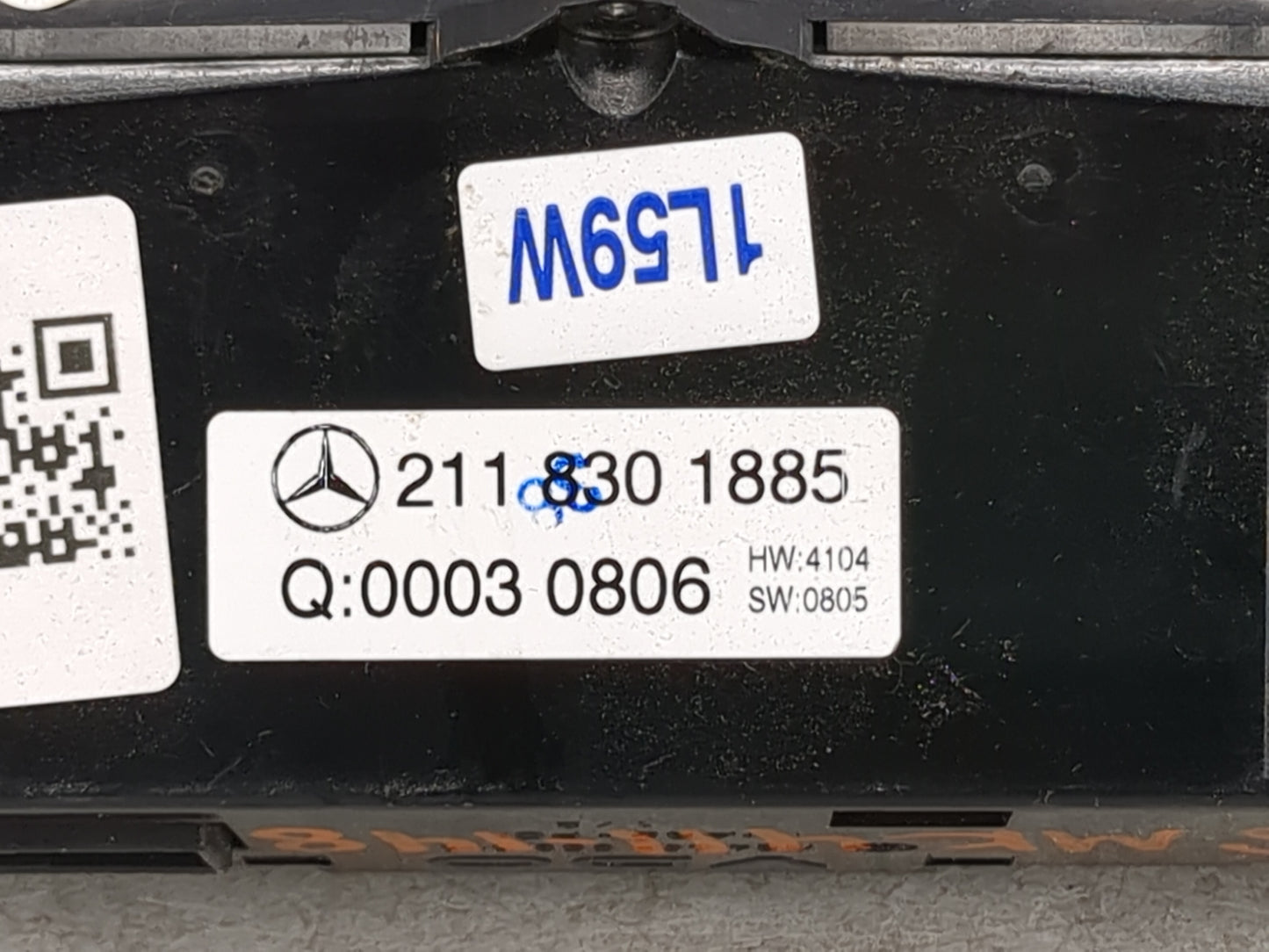 2006-2007 Mercedes-Benz E350 Climate Control Module Temperature AC/Heater Replacement P/N:211 830 1885 Fits Fits 2006 2007 O
