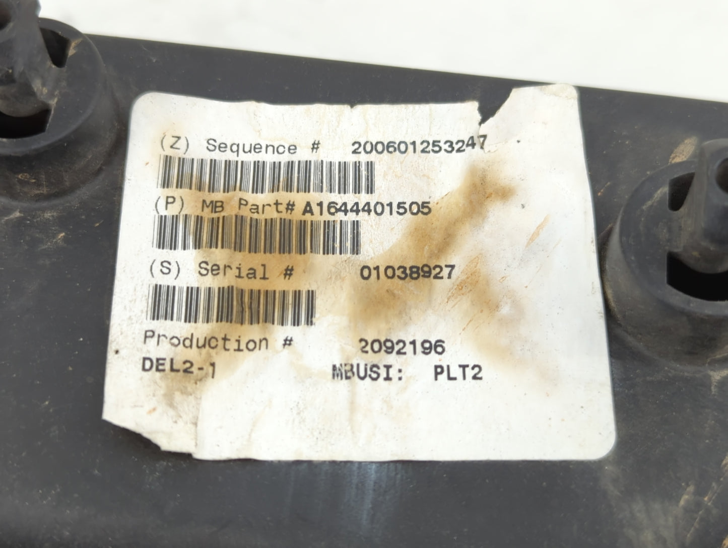 2006-2009 Mercedes-Benz Ml350 Fusebox Fuse Box Panel Relay Module P/N:A1644401505 Fits Fits 2006 2007 2008 2009 OEM Used Aut