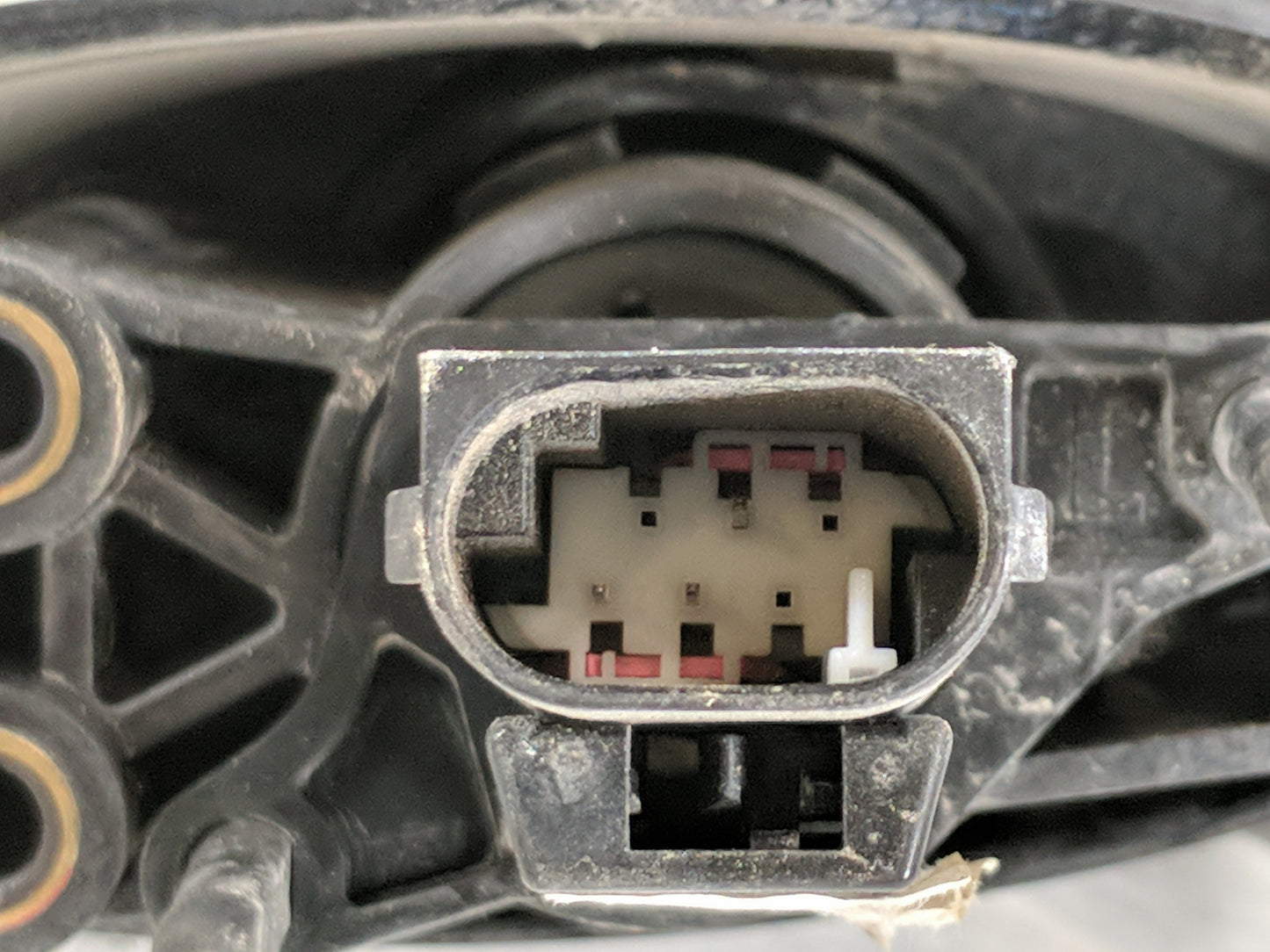 2006 Mini Cooper Driver Left Side View Manual Door Mirror Black - Oemusedautoparts1.com