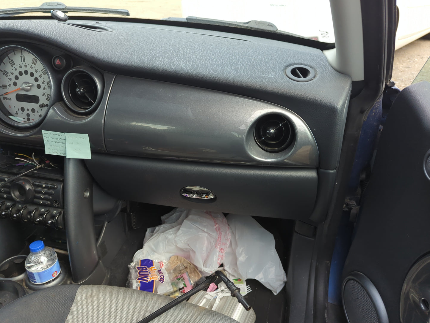 2006 Mini Cooper Passenger Glove Box Door Storage Compartment - Oemusedautoparts1.com