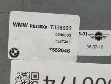 2006 Mini Cooper PCM Engine Control Computer ECU ECM PCU OEM P/N:7562646 Fits OEM Used Auto Parts