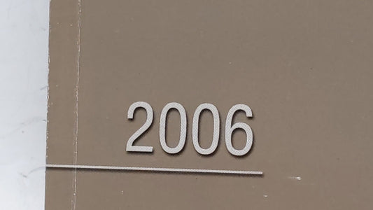 2006 Mitsubishi Endeavor Owners Manual Book Guide OEM Used Auto Parts