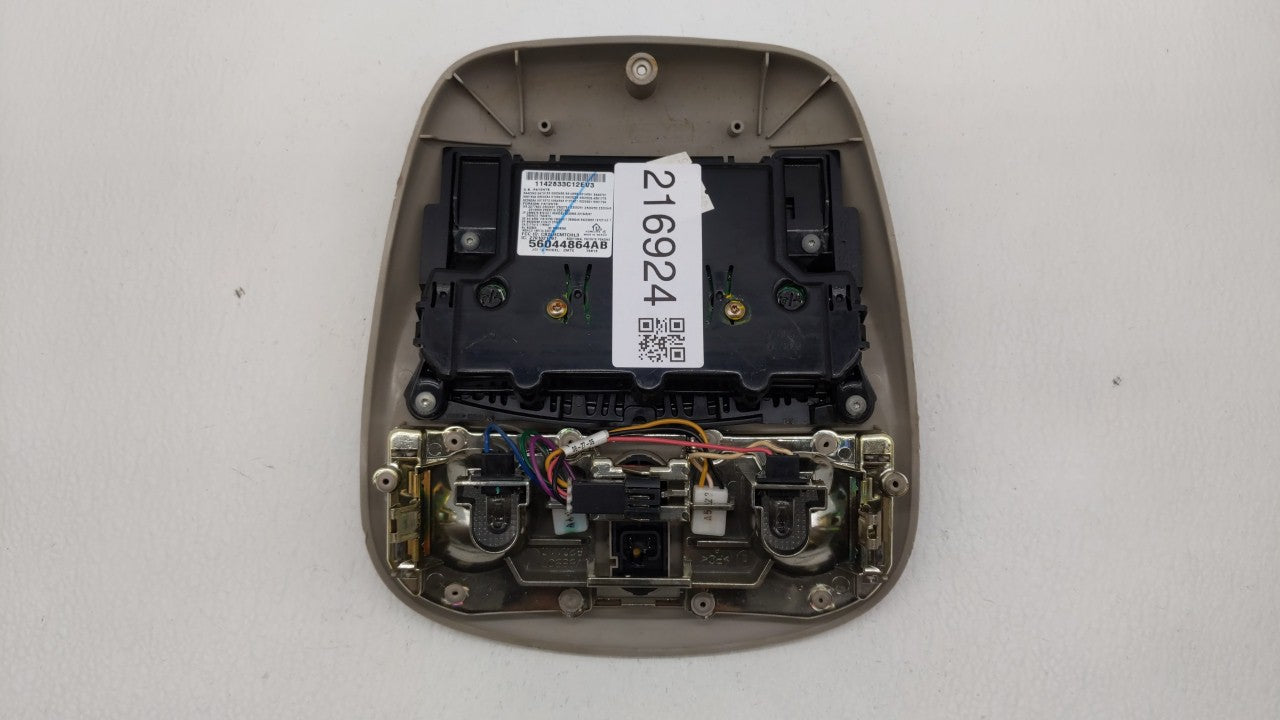 2006 Mitsubishi Raider Overhead Console W/rear Climate Control Beige - Oemusedautoparts1.com