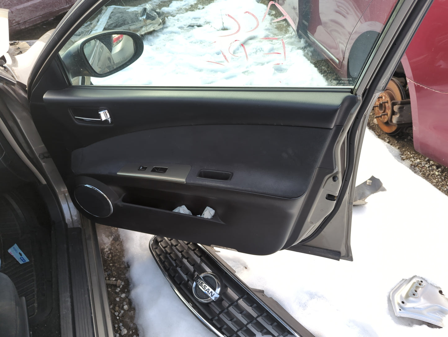 2006 Nissan Altima Front Right Passenger Interior Door Panel Trim - Oemusedautoparts1.com