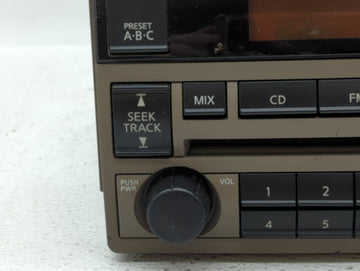 2005-2006 Nissan Altima Radio AM FM Cd Player Receiver Replacement P/N:28185 ZB10B 28185 ZB20C, 28185 ZB10A Fits Fits 2005 2006 OEM Used Auto Parts
