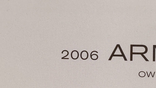 2006 Nissan Armada Owners Manual Book Guide OEM Used Auto Parts