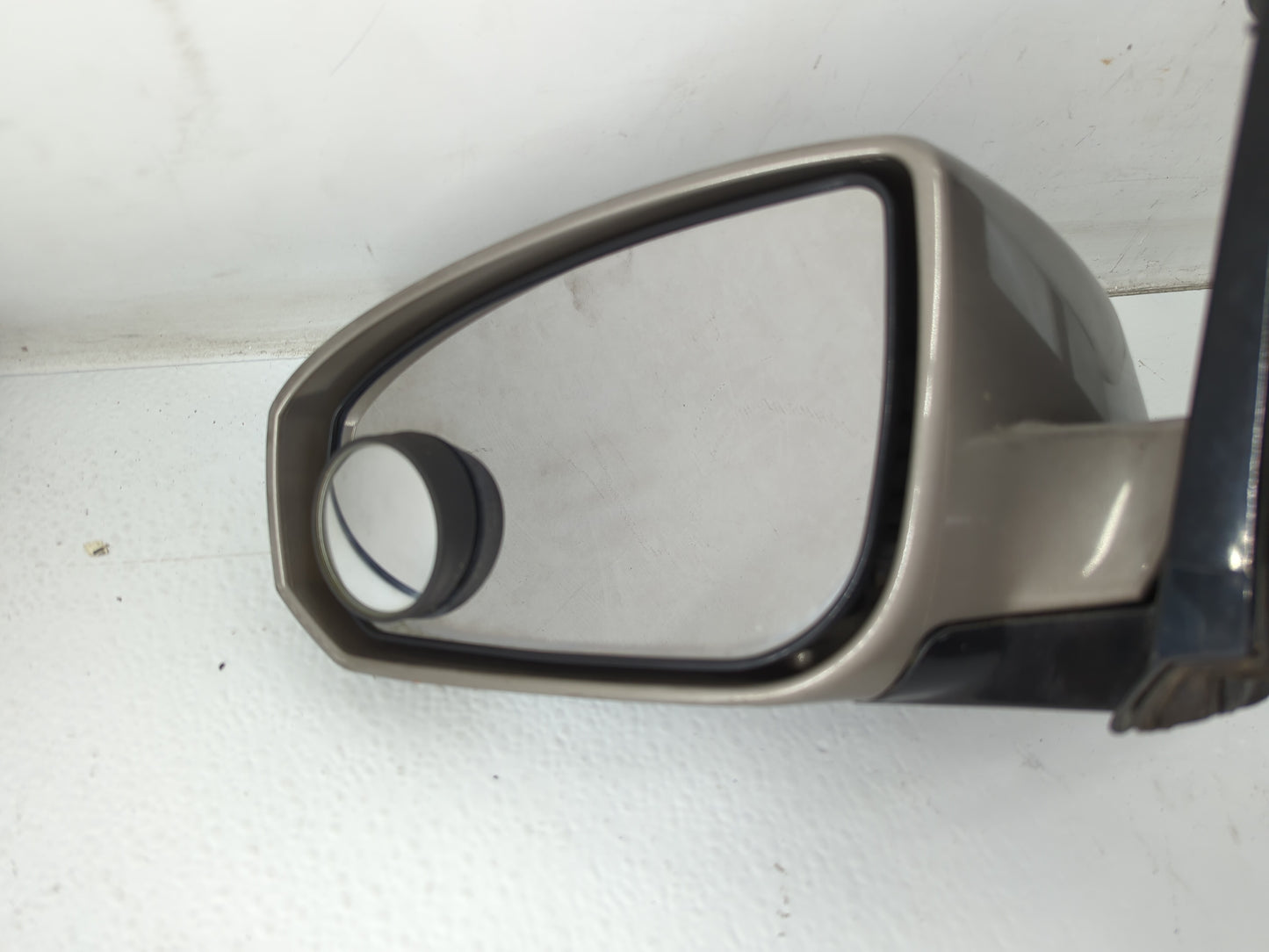 2004-2008 Nissan Maxima Driver Left Side View Manual Door Mirror Grey - Oemusedautoparts1.com
