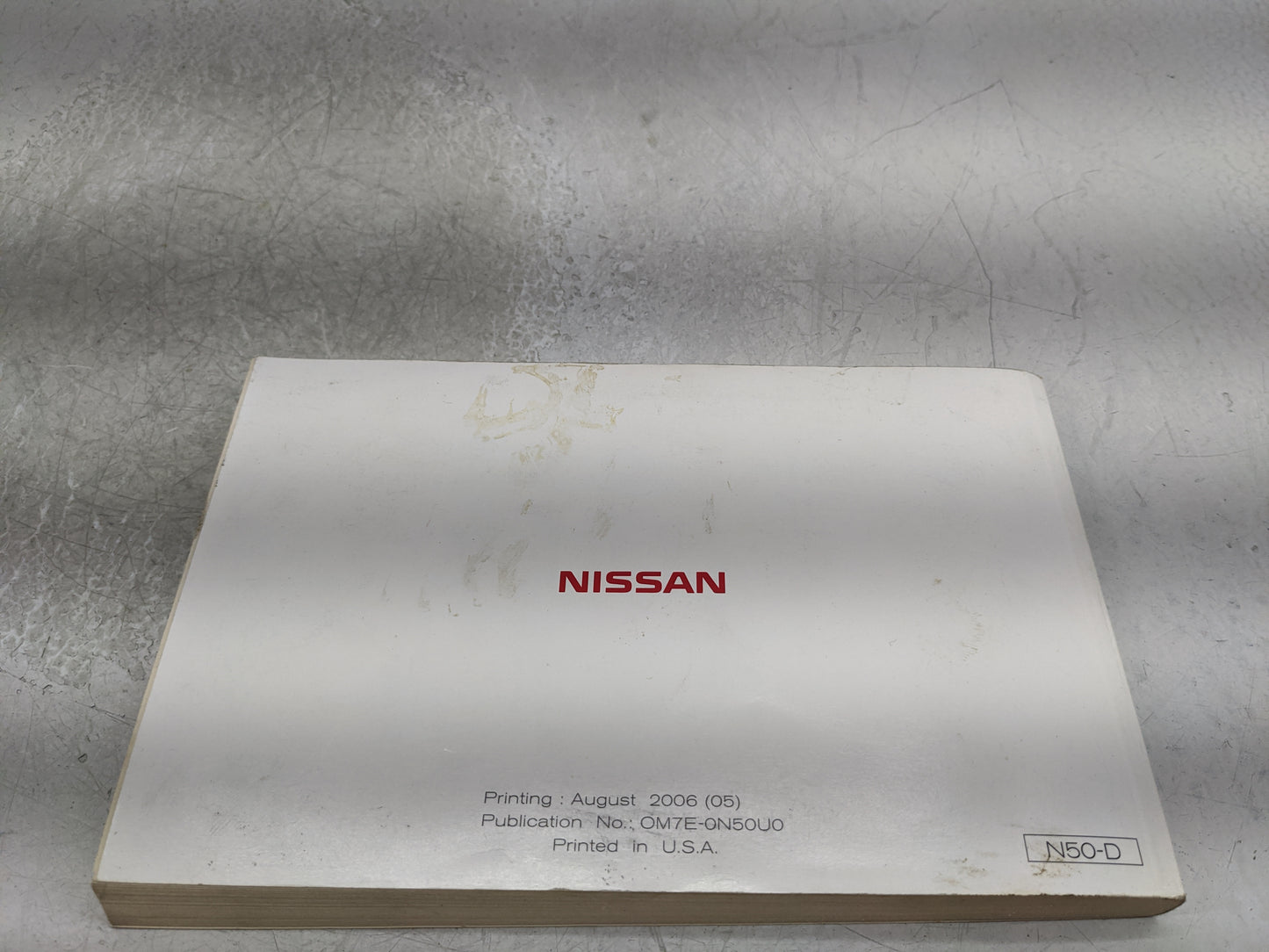 2006 Nissan Xterra Owners Manual Book Guide OEM Used Auto Parts - Oemusedautoparts1.com