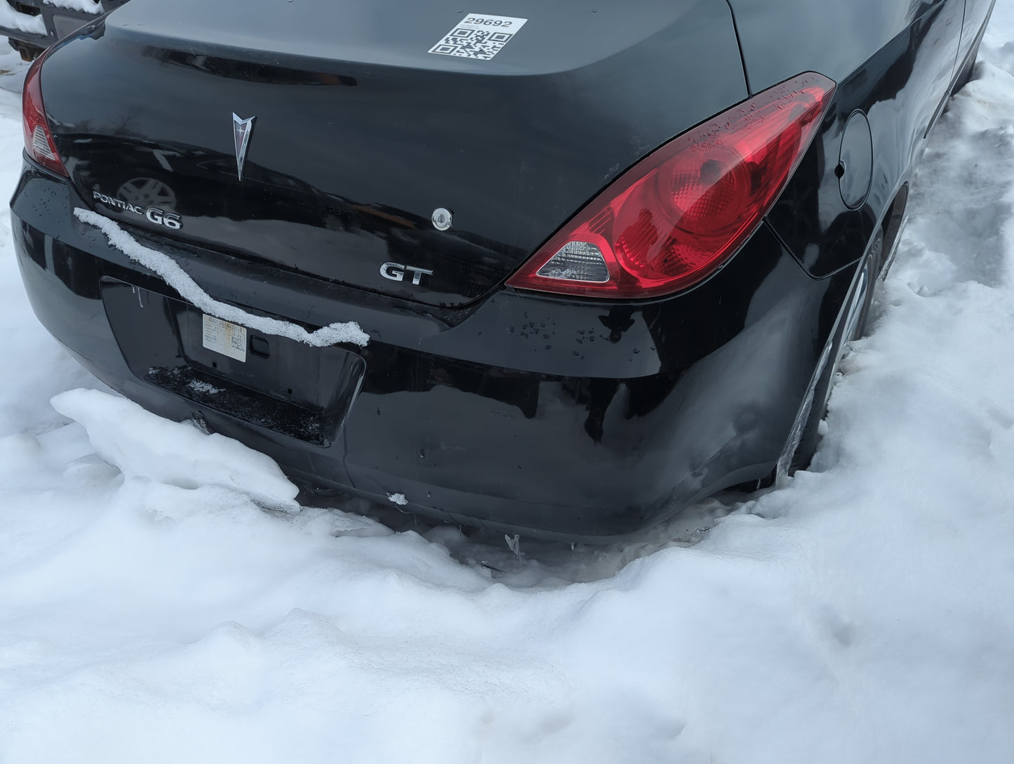 2006-2009 Pontiac G6 Rear Bumper Assembly Oem - Oemusedautoparts1.com
