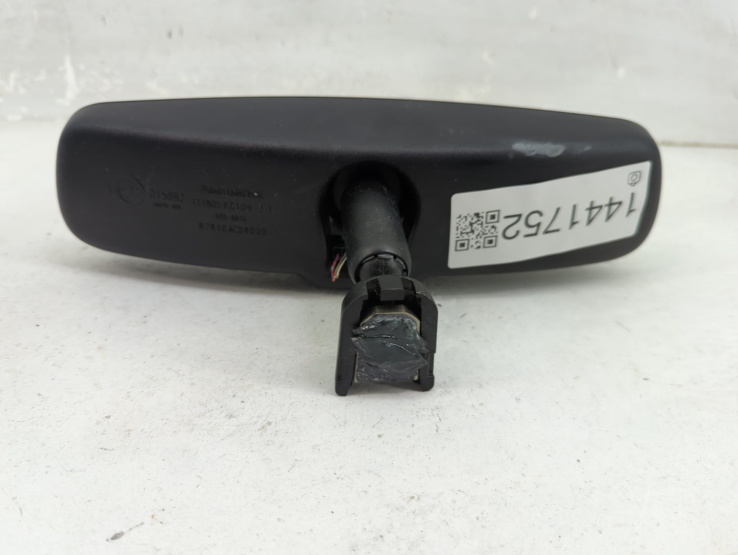 2006 Toyota Camry Interior Rear View Mirror Replacement OEM P/N:87810AC09000 Fits OEM Used Auto Parts - Oemusedautoparts1.co