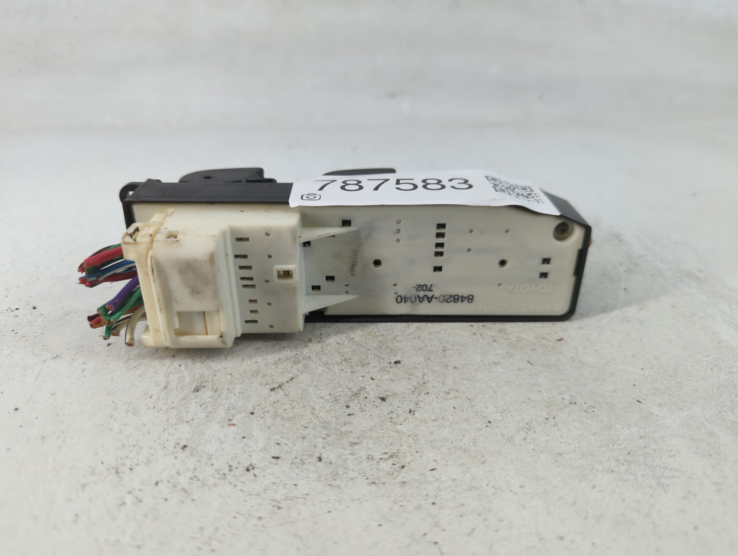 2002-2006 Toyota Camry Master Power Window Switch Replacement Driver Side Left P/N:84820-AA040 Fits OEM Used Auto Parts - Oe