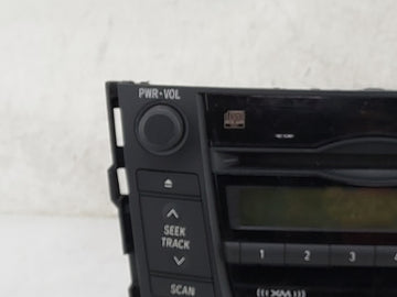 2009-2011 Toyota Rav4 Radio AM FM Cd Player Receiver Replacement P/N:86120-42300 CQ-KT3860AJ Fits Fits 2009 2010 2011 OEM Used Auto Parts