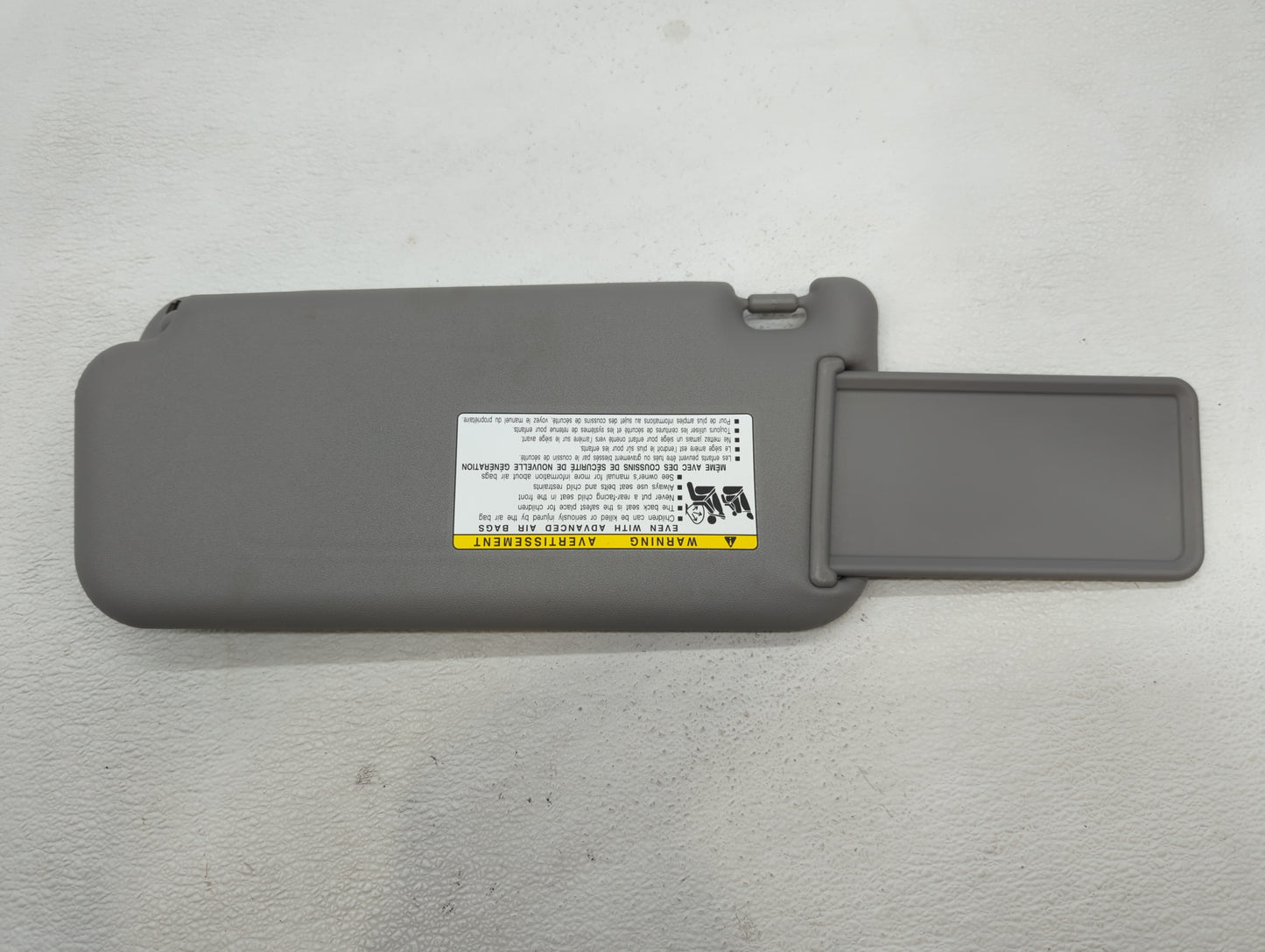 2006-2009 Toyota Rav4 Sun Visor Shade Replacement Passenger Right Mirror Fits Fits 2006 2007 2008 2009 OEM Used Auto Parts -