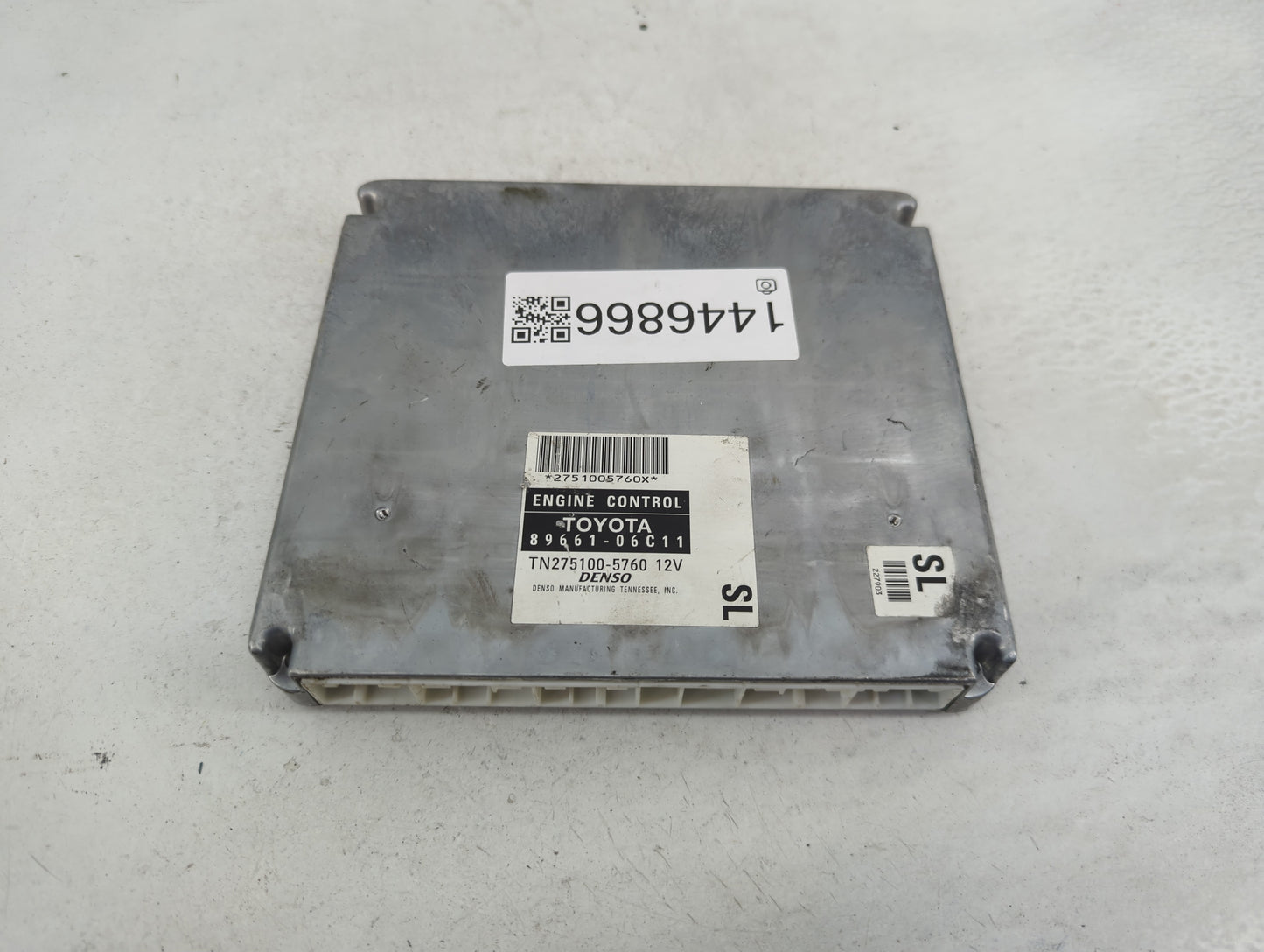 2005-2006 Toyota Solara PCM Engine Control Computer ECU ECM PCU OEM P/N:89661-06C11 TN275100-5760, 2751005760 Fits Fits 2005