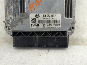 2006-2007 Volkswagen Passat PCM Engine Control Computer ECU ECM PCU OEM P/N:3C0 907 115 F 0 261 S02 111 Fits Fits 2006 2007 OEM Used Auto Parts