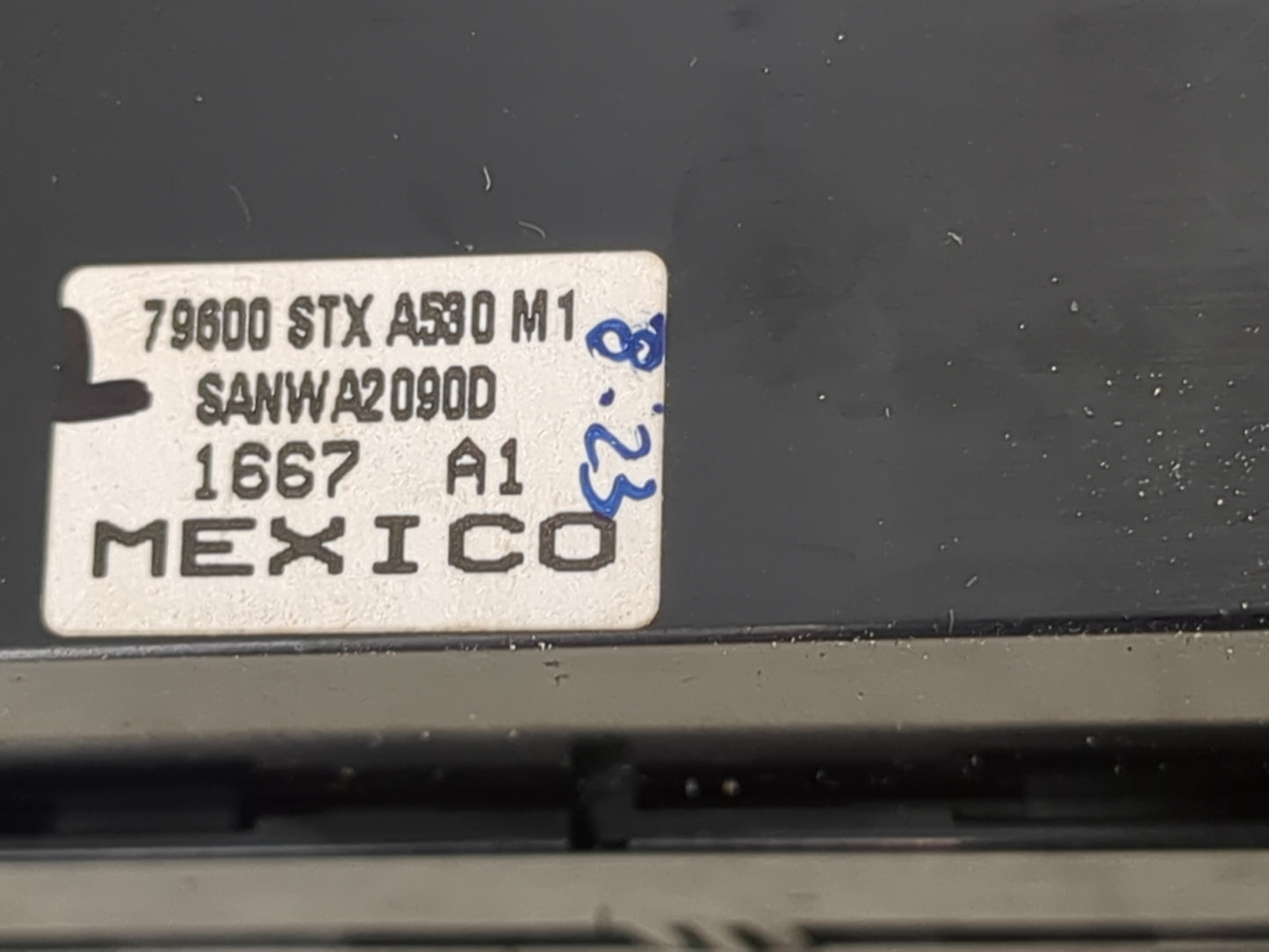 2007-2009 Acura Mdx Climate Control Module Temperature AC/Heater Replacement P/N:79600STXA530M1 SANWA2090D Fits OEM Used Aut