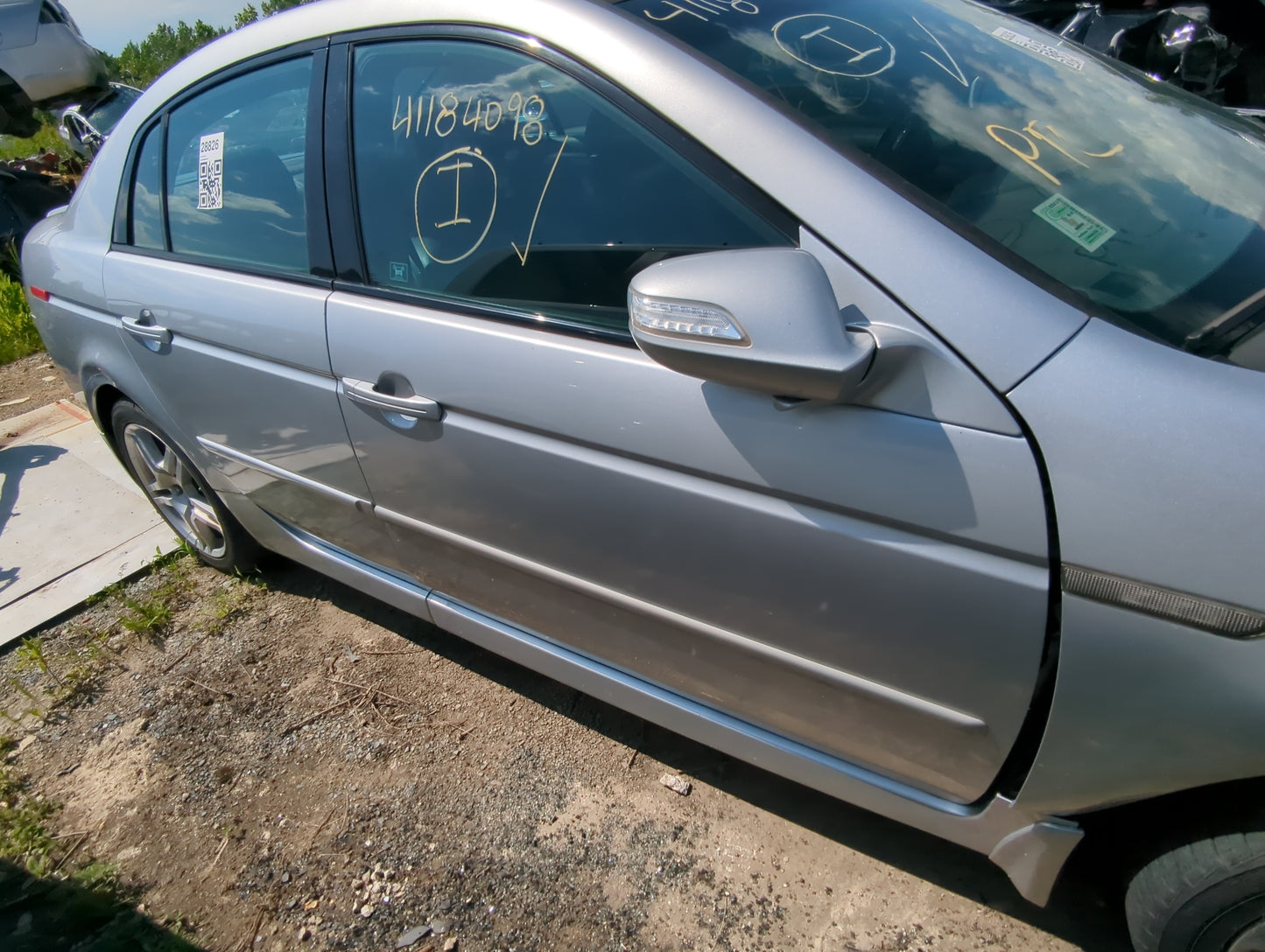 2004-2008 Acura Tl Passenger Front Door Oem - Oemusedautoparts1.com