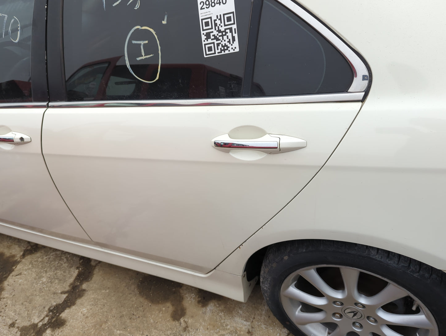 2004-2008 Acura Tsx Driver Rear Door Oem - Oemusedautoparts1.com