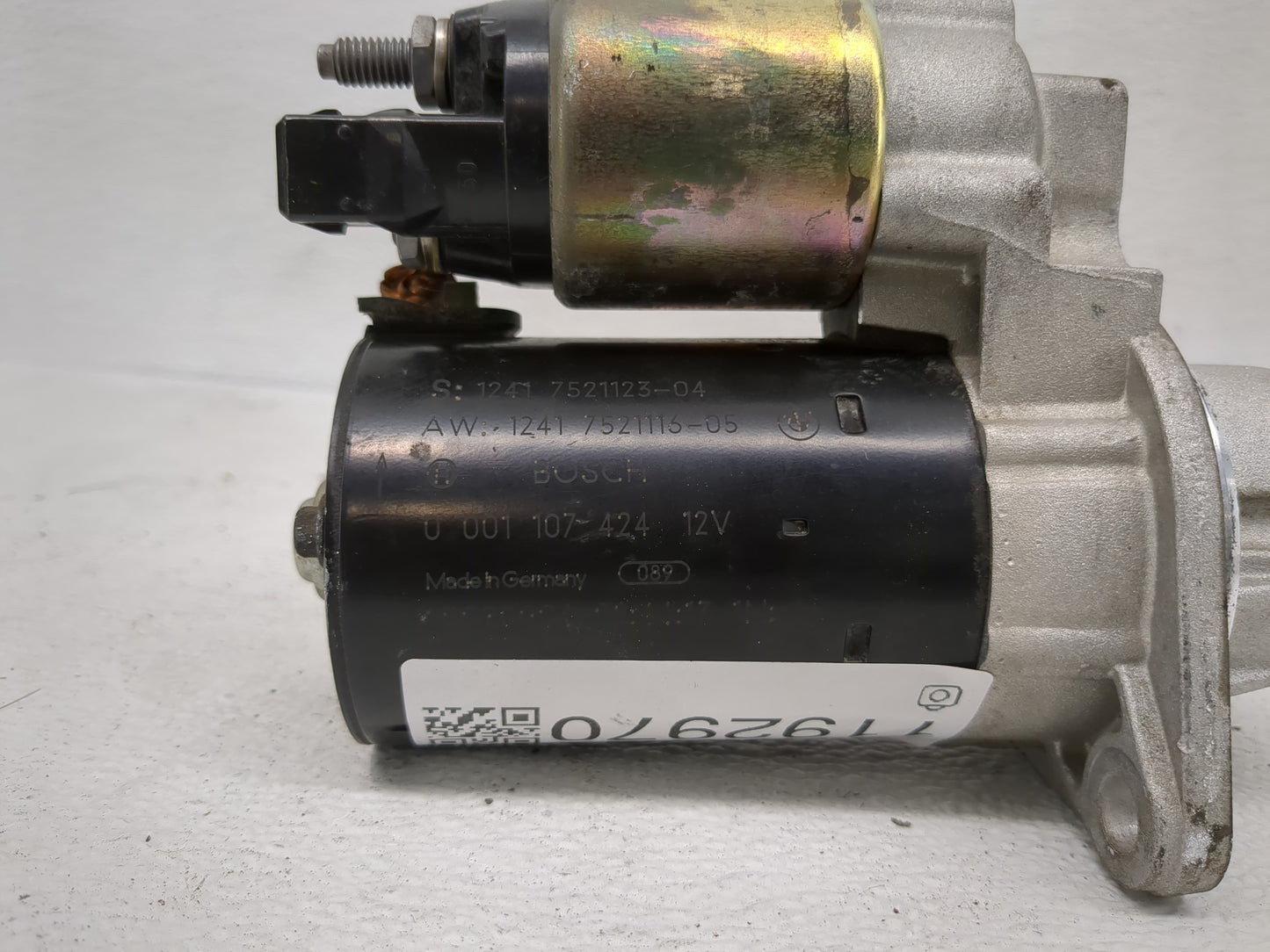 2007-2011 Bmw 328i Car Starter Motor Solenoid OEM P/N:0 001 107 424 Fits Fits 2005 2006 2007 2008 2009 2010 2011 OEM Used Au