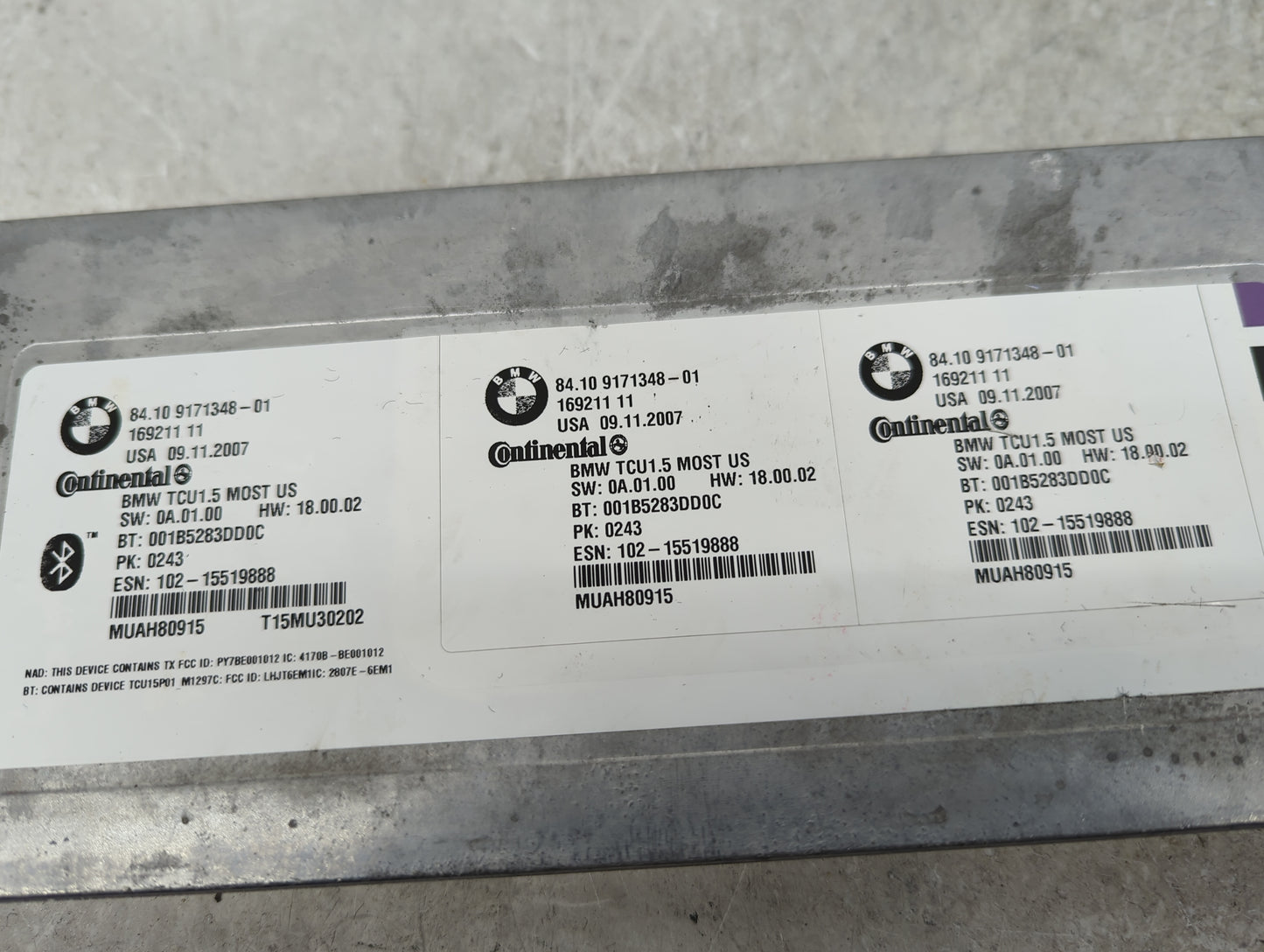 2007 Bmw 328i Telematics Control Module - Oemusedautoparts1.com