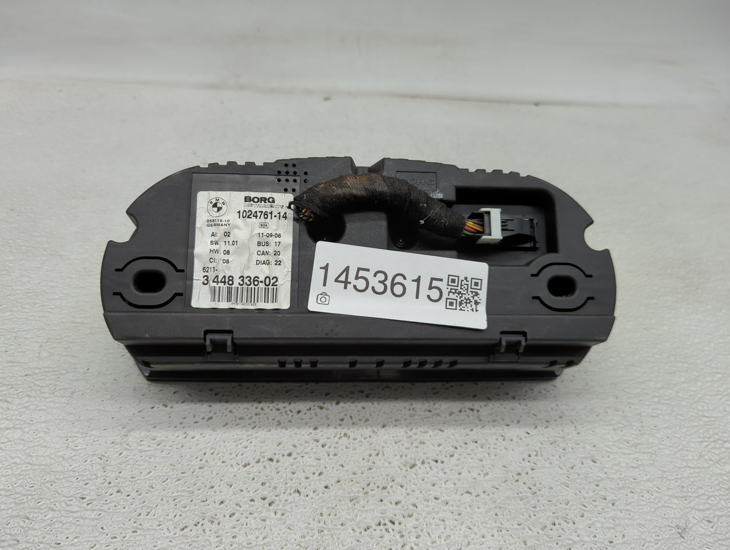 2007-2010 Bmw X3 Instrument Cluster Speedometer Gauges P/N:1024761-14 3448336-02, 258115-10 Fits Fits 2007 2008 2009 2010 OE