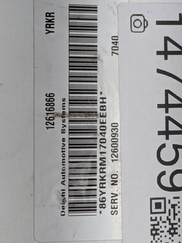 2006-2008 Buick Lucerne PCM Engine Control Computer ECU ECM PCU OEM P/N:12616866 12600930 Fits Fits 2006 2007 2008 2009 OEM Used Auto Parts