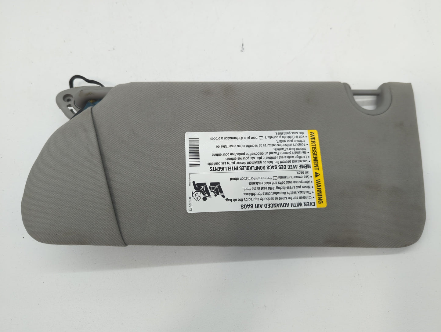 2006-2011 Buick Lucerne Sun Visor Shade Replacement Passenger Right Mirror Fits Fits 2006 2007 2008 2009 2010 2011 OEM Used