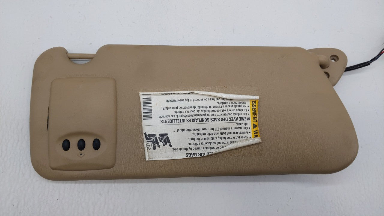 2003-2007 Cadillac Cts Sun Visor Shade Replacement Driver Left Mirror Fits Fits 2003 2004 2005 2006 2007 OEM Used Auto Parts