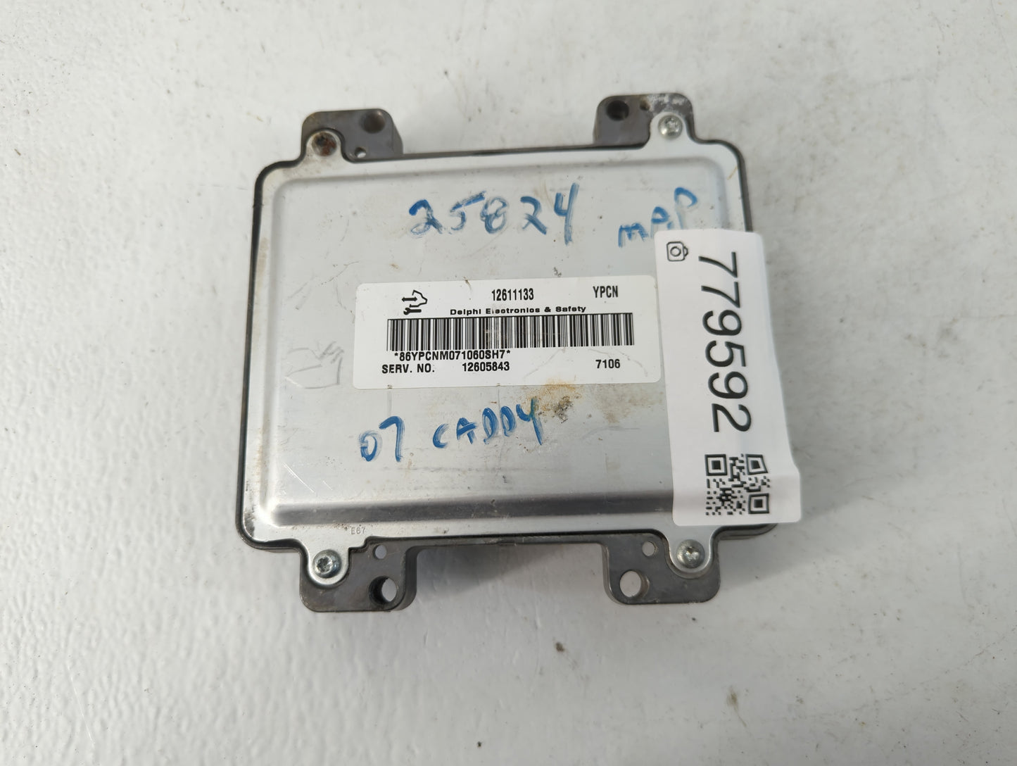 2007 Cadillac Dts PCM Engine Control Computer ECU ECM PCU OEM P/N:12605843 12611133 Fits OEM Used Auto Parts - Oemusedautopa