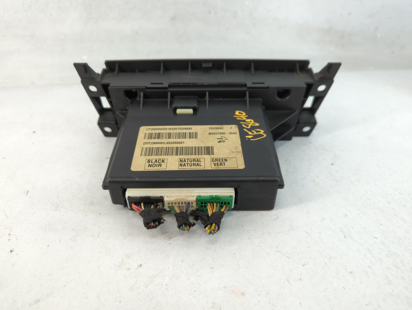 2007-2011 Cadillac Dts Climate Control Module Temperature AC/Heater Replacement P/N:15228682 MX237000-2051 Fits OEM Used Aut