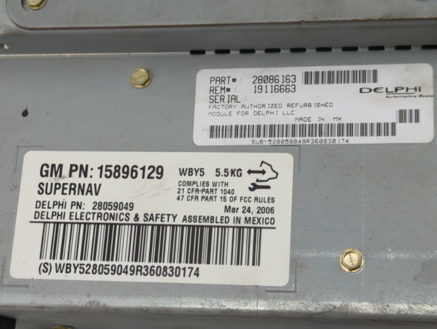 2007-2009 Cadillac Escalade Esv Radio Control Panel - Oemusedautoparts1.com