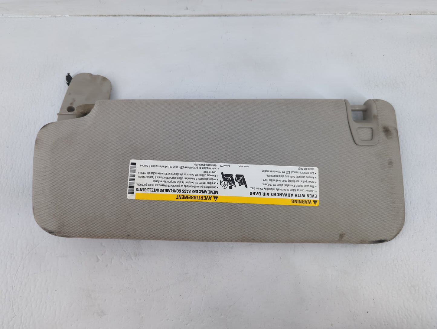 2007-2014 Cadillac Escalade Esv Sun Visor Shade Replacement Passenger Right Mirror Fits OEM Used Auto Parts - Oemusedautopar