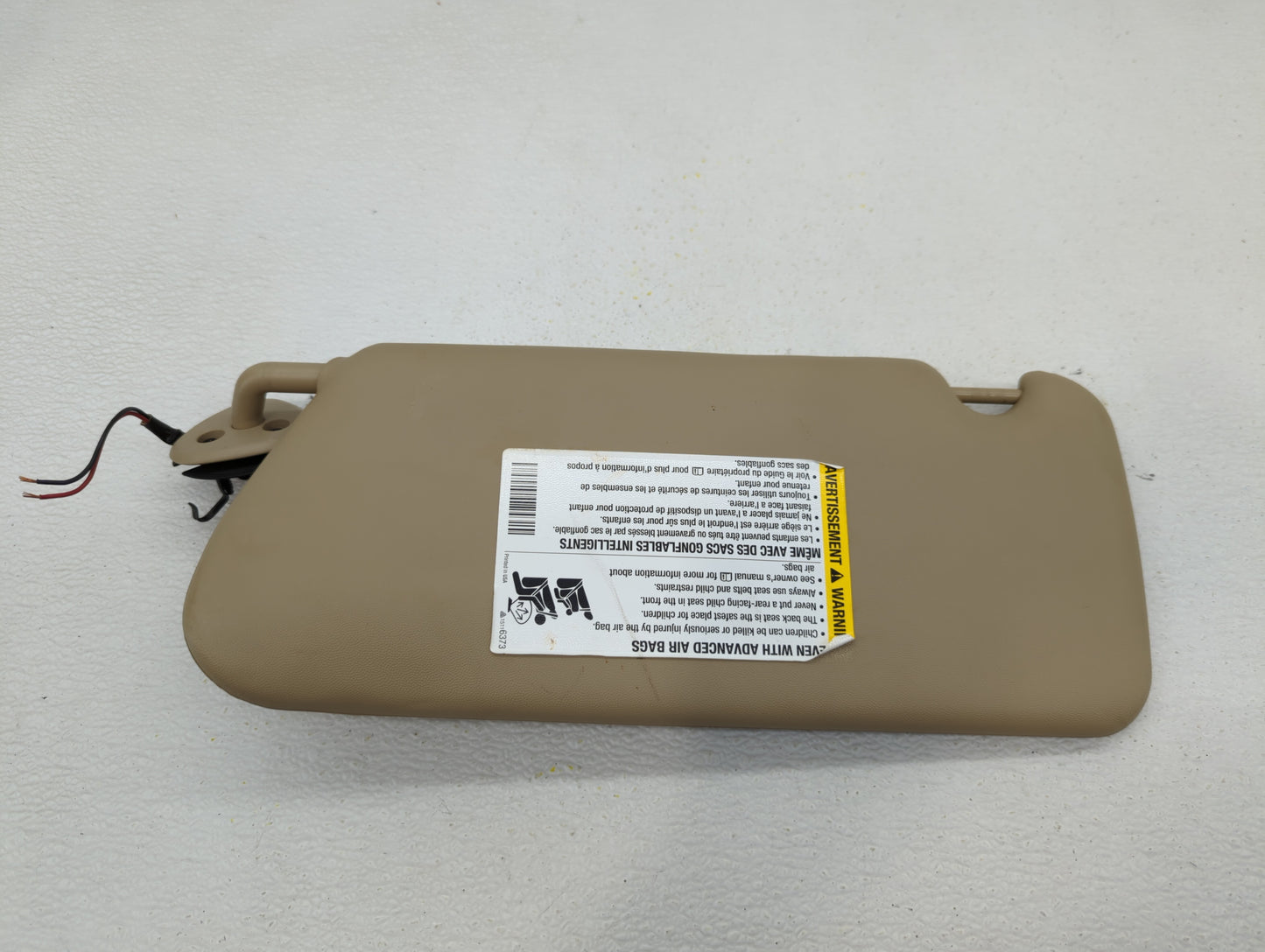 2007-2009 Cadillac Srx Sun Visor Shade Replacement Passenger Right Mirror Fits Fits 2007 2008 2009 OEM Used Auto Parts - Oem