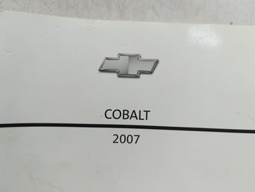 2007 Chevrolet Cobalt Owners Manual Book Guide OEM Used Auto Parts