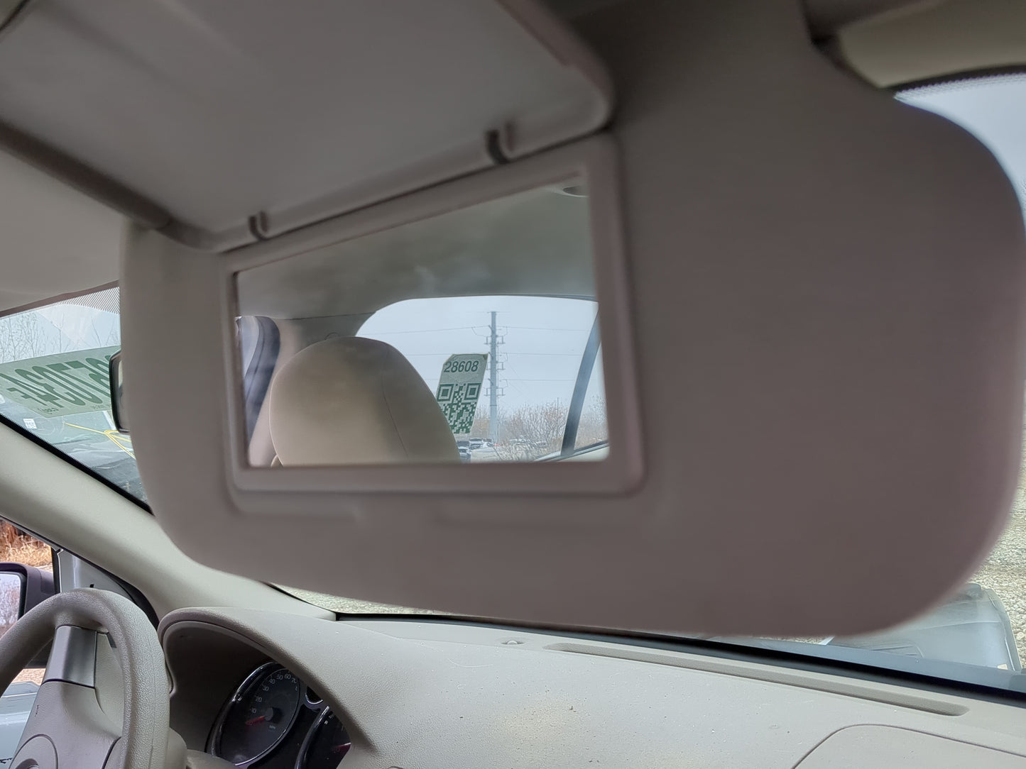 2005-2010 Chevrolet Cobalt Sun Visor Shade Replacement Passenger Right Mirror Fits Fits 2005 2006 2007 2008 2009 2010 OEM Us