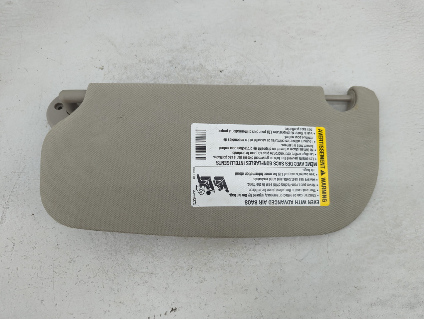 2005-2010 Chevrolet Cobalt Sun Visor Shade Replacement Passenger Right Mirror Fits Fits 2005 2006 2007 2008 2009 2010 OEM Us
