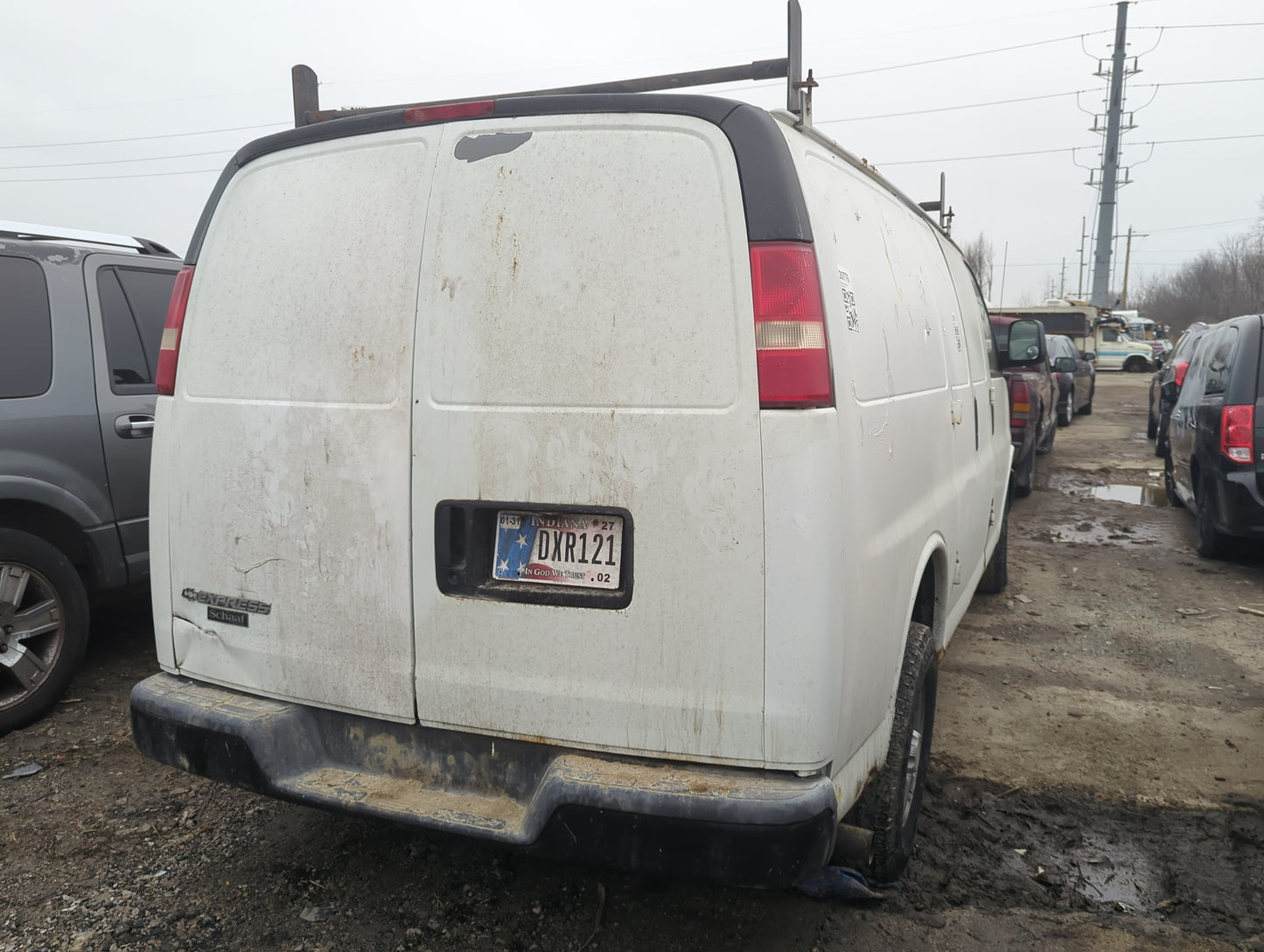 2007 Chevrolet Express 1500 Back Door Right Passenger Side Oem - Oemusedautoparts1.com