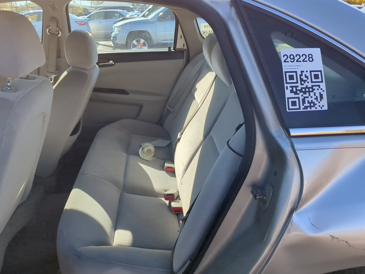 2007 Chevrolet Impala Rear Seat Oem - Oemusedautoparts1.com