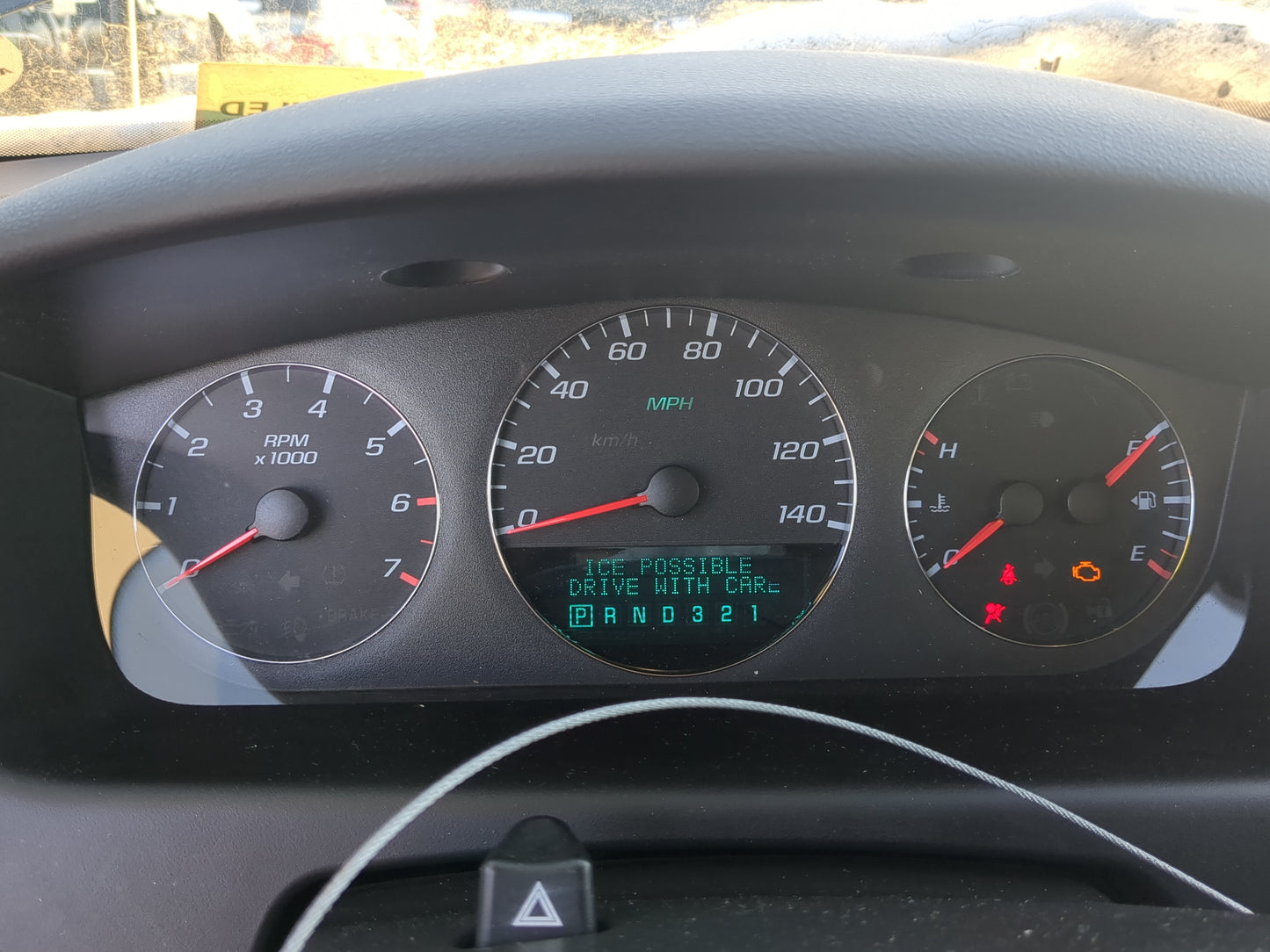 2007 Chevrolet Impala Instrument Cluster Speedometer Gauges Fits OEM Used Auto Parts - Oemusedautoparts1.com