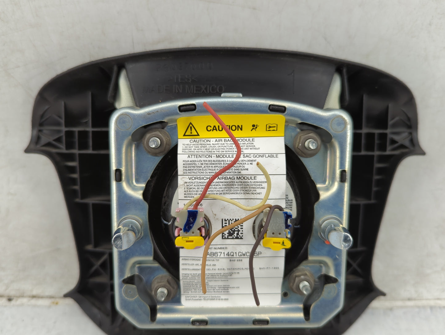 2006-2016 Chevrolet Impala Air Bag Driver Left Steering Wheel Mounted Fits OEM Used Auto Parts - Oemusedautoparts1.com
