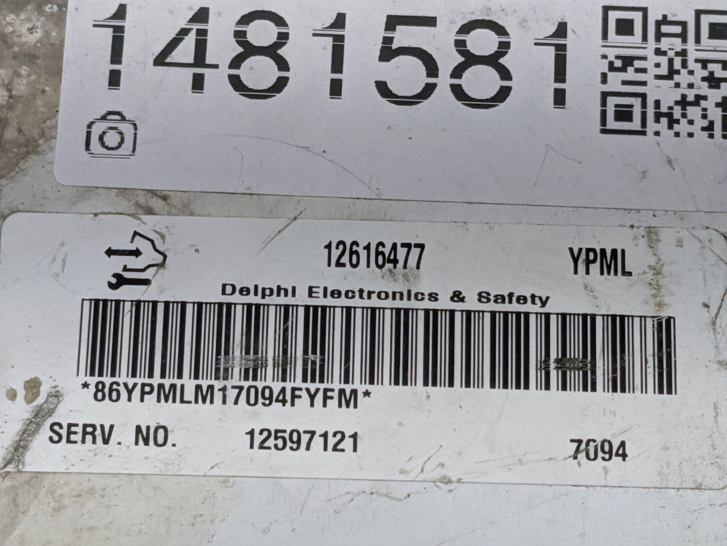 2007 Chevrolet Impala PCM Engine Control Computer ECU ECM PCU OEM P/N:12616477 12597121, 86YPMLM17094FYFM Fits Fits 2006 200