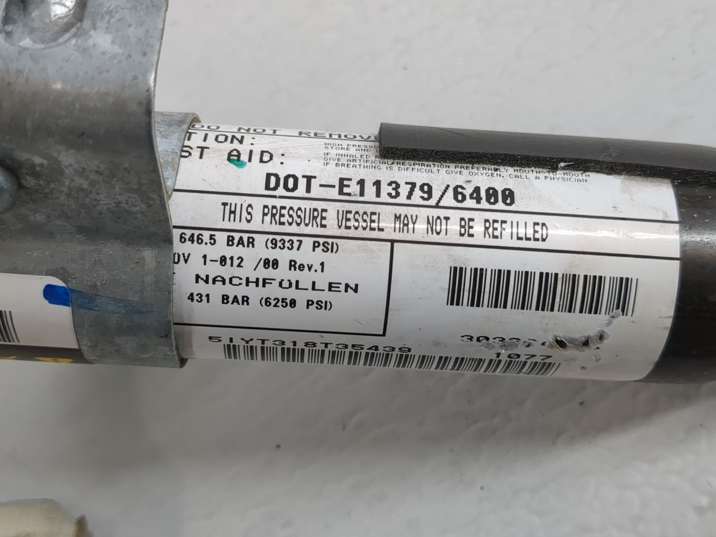 2006-2010 Chevrolet Impala Driver Curtain Air Bag Oem - Oemusedautoparts1.com
