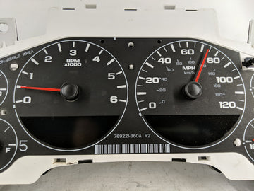 2007 Chevrolet Silverado 2500 Hd Instrument Cluster Speedometer Gauges Fits Fits 2008 2009 2010 2011 2012 2013 OEM Used Auto Parts