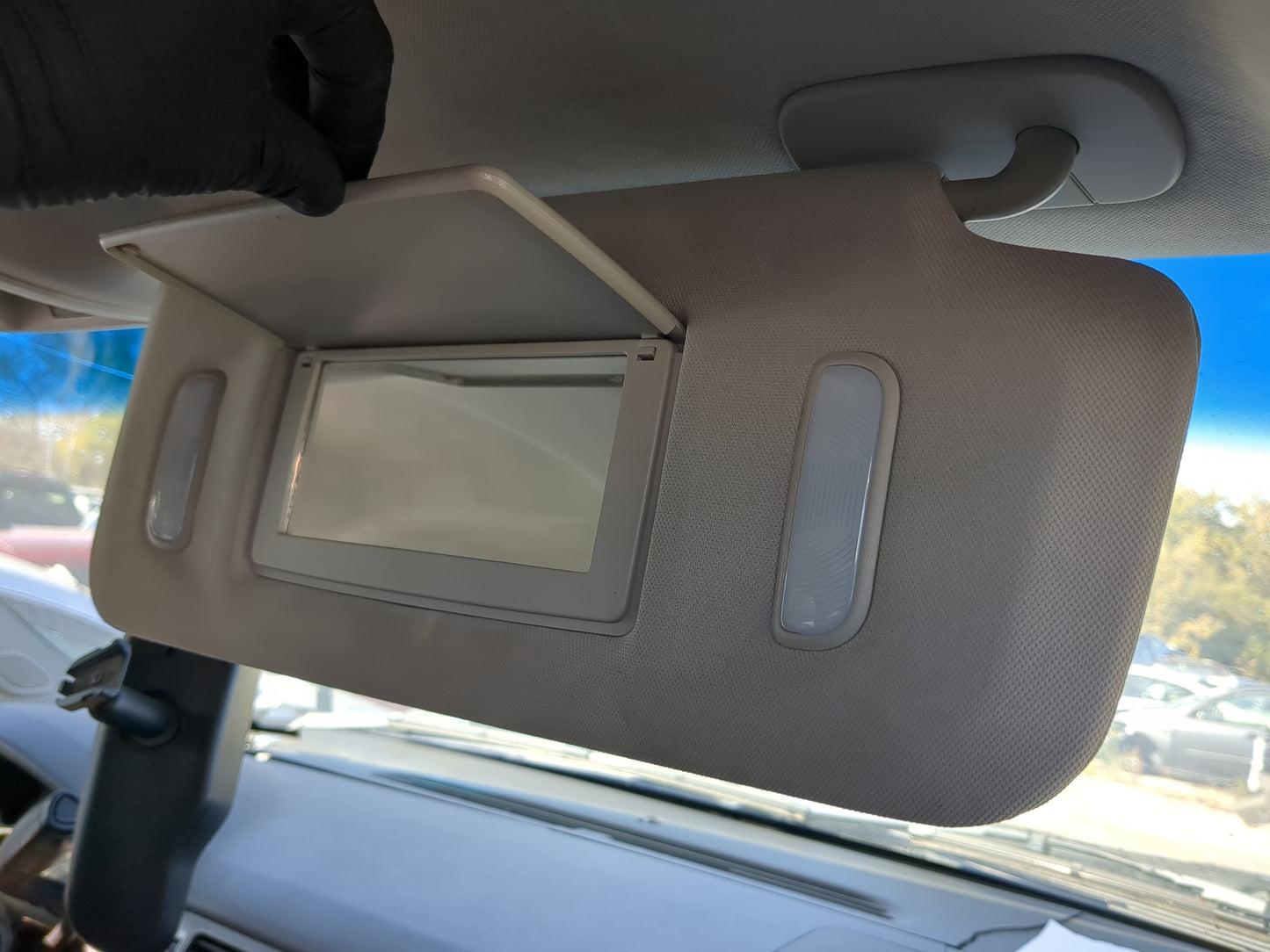 2007-2014 Chevrolet Tahoe Sun Visor Shade Replacement Passenger Right Mirror Fits Fits 2007 2008 2009 2010 2011 2012 2013 20