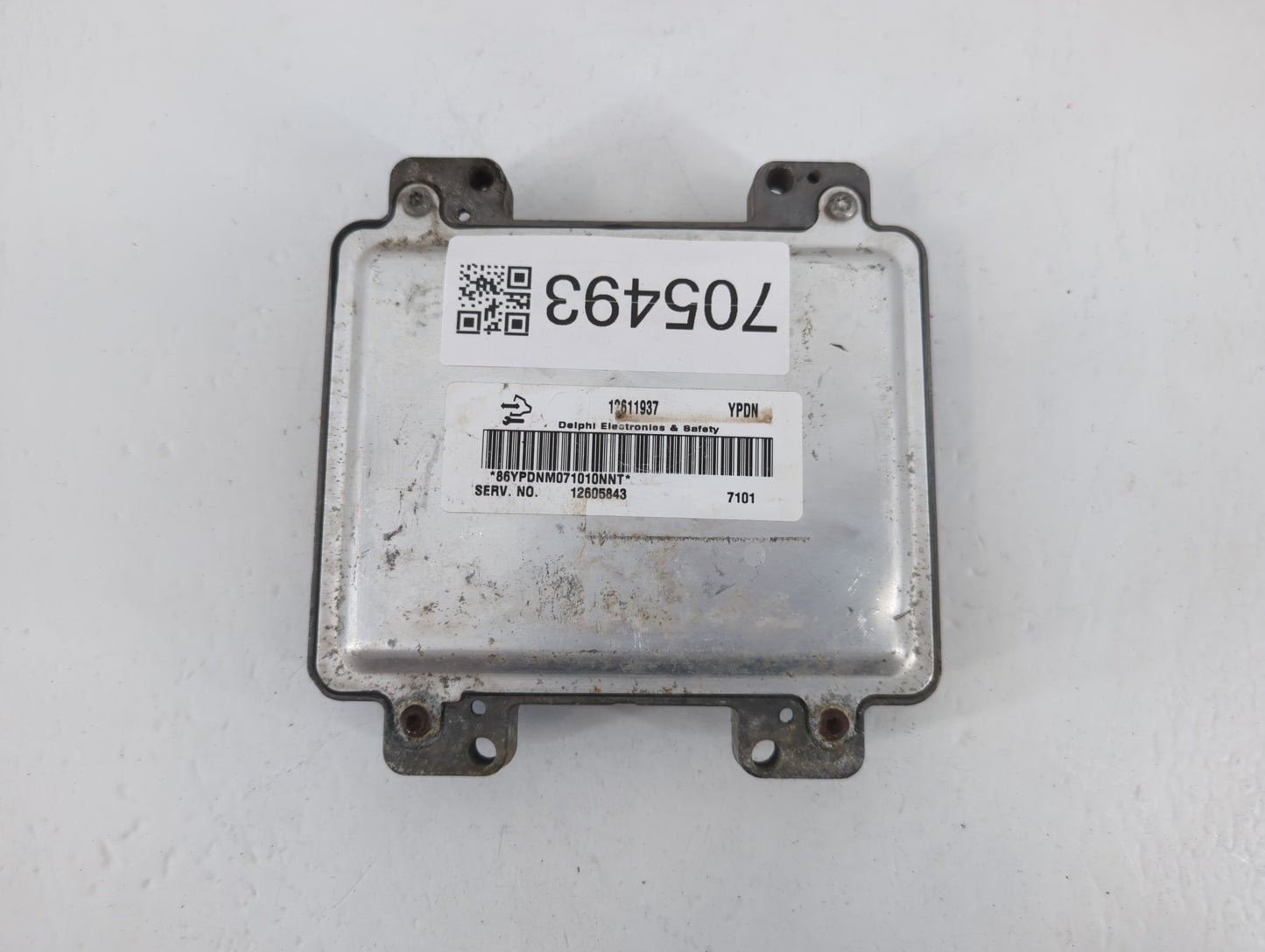 2007-2009 Chevrolet Trailblazer PCM Engine Control Computer ECU ECM PCU OEM P/N:12611937 12605843 Fits OEM Used Auto Parts -