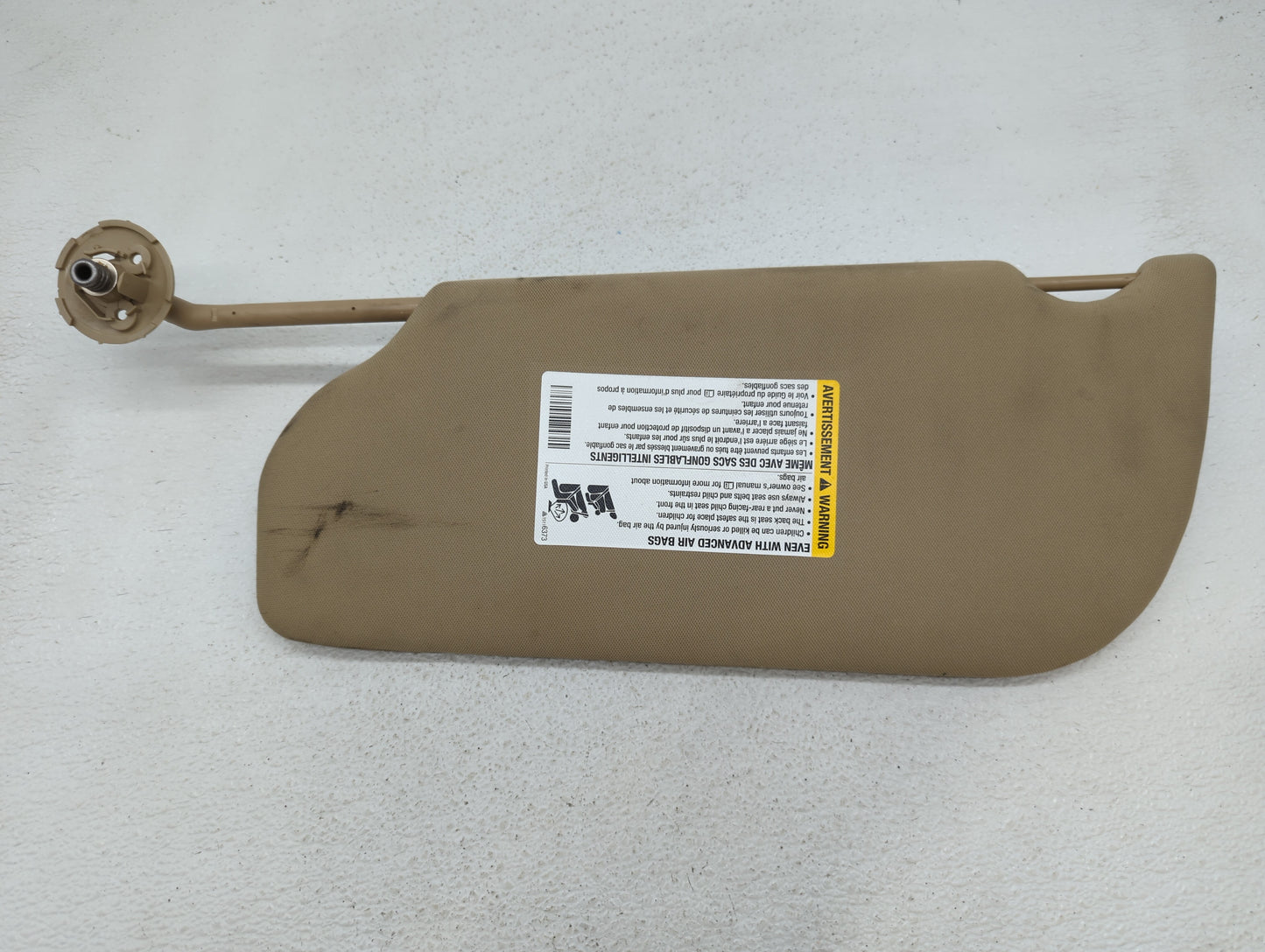 2005-2009 Chevrolet Uplander Sun Visor Shade Replacement Driver Left Mirror Fits Fits 2005 2006 2007 2008 2009 OEM Used Auto