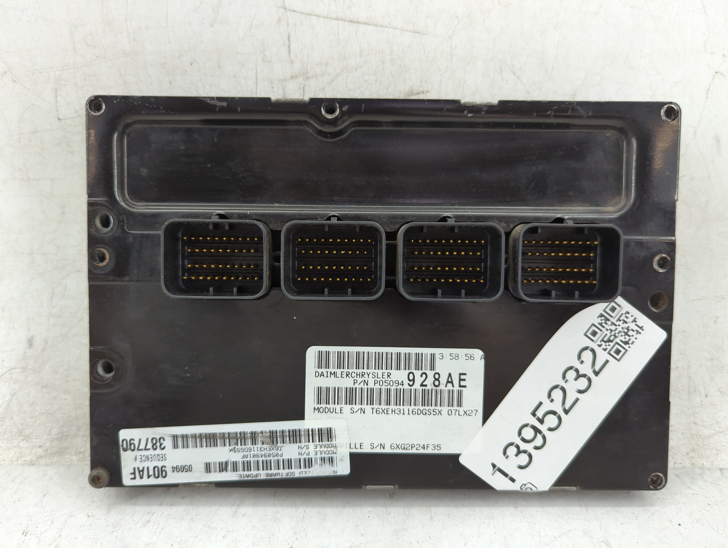 2007 Chrysler 300 PCM Engine Control Computer ECU ECM PCU OEM P/N:05094928AE Fits OEM Used Auto Parts - Oemusedautoparts1.co