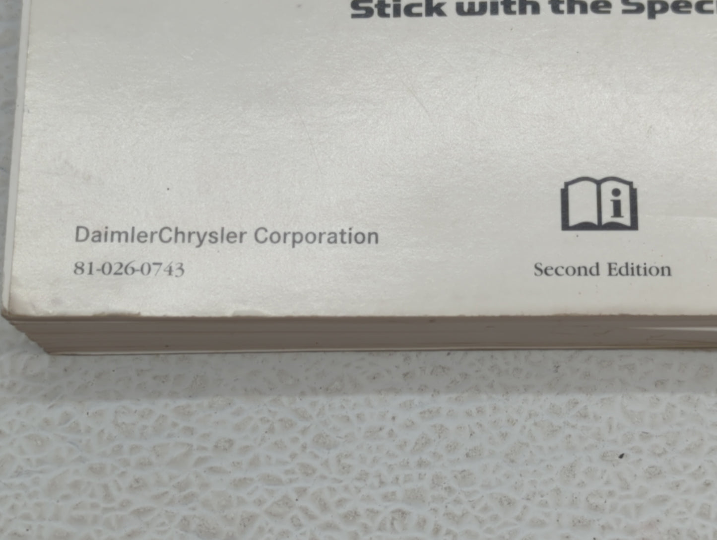 2007 Chrysler 300 Owners Manual Book Guide OEM Used Auto Parts - Oemusedautoparts1.com