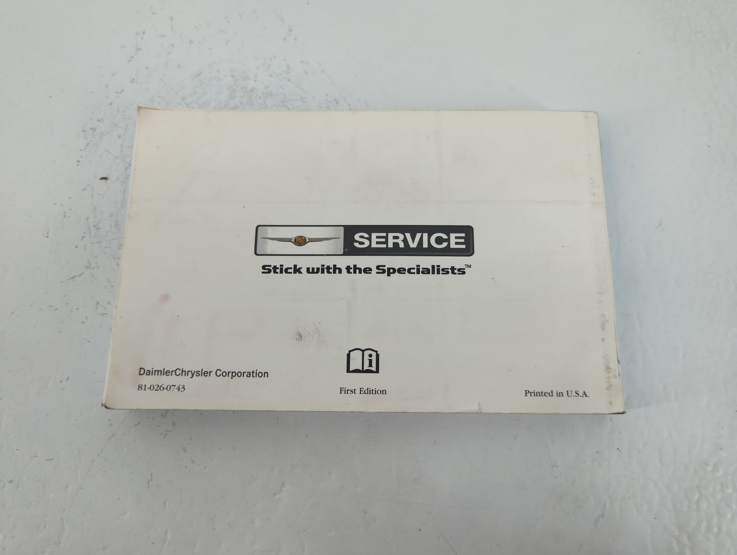2007 Chrysler 300 Owners Manual Book Guide P/N:81-026-0743 OEM Used Auto Parts - Oemusedautoparts1.com